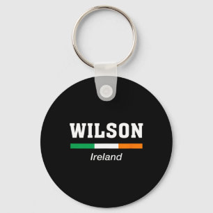Wilson Irish Family Name St Patricks Day Ireland F Key Ring