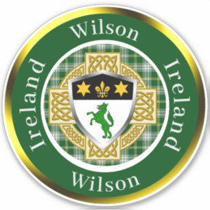Wilson Irish Shield/Celtic Cross Personalized