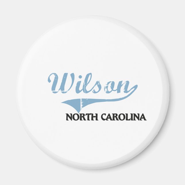 Wilson North Carolina City Classic Magnet (Front)