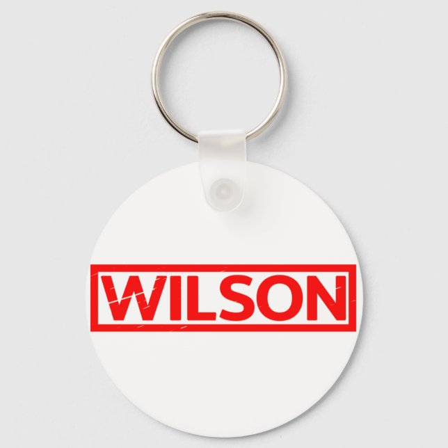 Wilson Stamp Key Ring (Front)