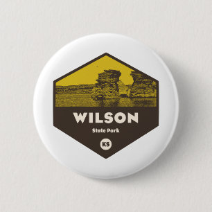 Wilson State Park Kansas 6 Cm Round Badge