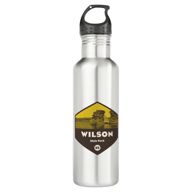 Wilson State Park Kansas 710 Ml Water Bottle (Front)