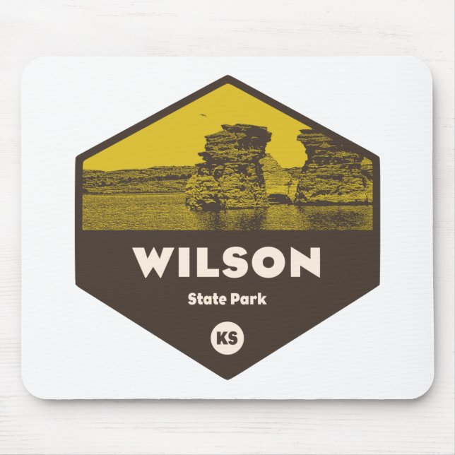 Wilson State Park Kansas Mouse Mat (Front)