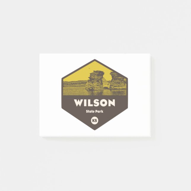 Wilson State Park Kansas Post-it Notes (Front)