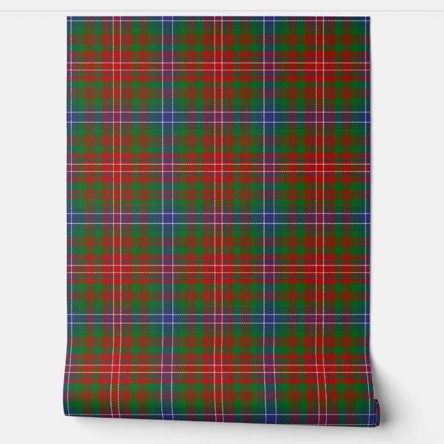 Wilson Tartan Plaid Scottish Clan Wallpaper (Unrolling)