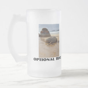 Wilson's Prom Whiskey Beach Frosted Glass Beer Mug