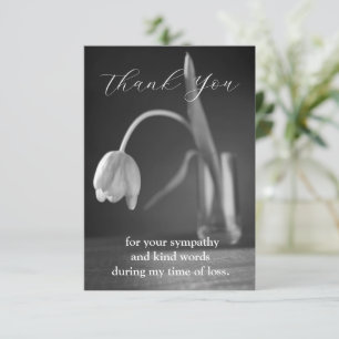 Wilted Flower Thank You Card