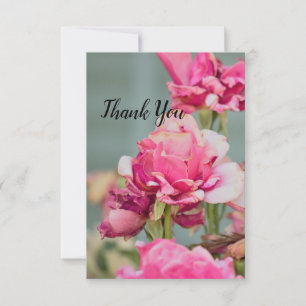 Wilted Rose Thank You Card