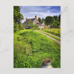 Wiltshire Farm Scene postcard