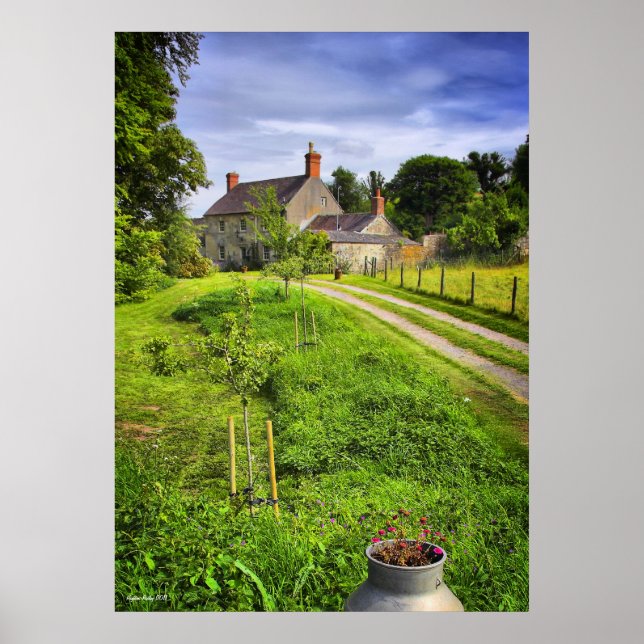 Wiltshire Farm Scene print (Front)