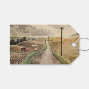 Wiltshire Landscape (by Eric Ravilious) Gift Tags