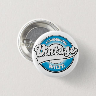 Wiltz Luxembourg retro logo 3 Cm Round Badge