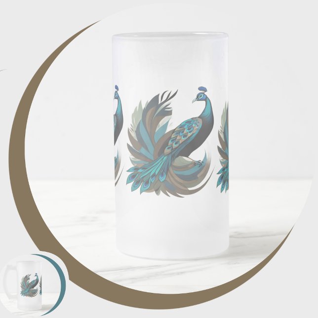 Wilvanus Frosted Glass Beer Mug (Wilvanus Frosted Glass Beer Mug
)