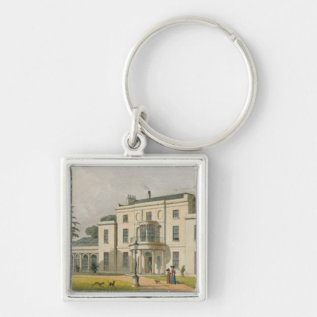 Wimbledon House, from Ackermann's 'Repository of A Key Ring (Front)