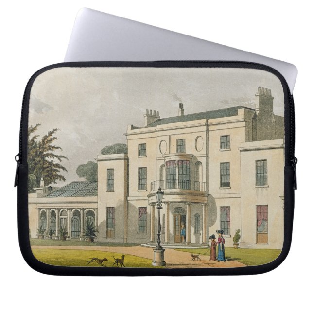 Wimbledon House, from Ackermann's 'Repository of A Laptop Sleeve (Front)