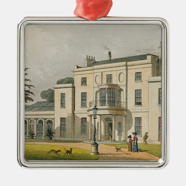 Wimbledon House, from Ackermann's 'Repository of A Metal Tree Decoration (Front)
