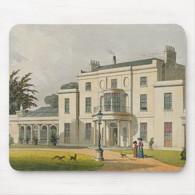 Wimbledon House, from Ackermann's 'Repository of A Mouse Mat (Front)