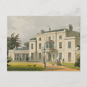 Wimbledon House, from Ackermann's 'Repository of A Postcard