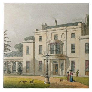 Wimbledon House, from Ackermann's 'Repository of A Tile
