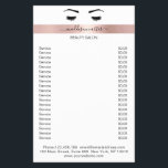Wimpern Augenbrauen  Flyer<br><div class="desc">Personalisierbare Flyer mit Wimpern & Augenbraue Illustration. Perfekt für Wimpern  & Makeup Artisten,  Friseure und Kosmetiker. Editiere dein Produkt in Minuten in dem Du deine Daten hinzu fügst.
 Über "weiteres personalisieren" kannst Du die Schriftart/Farbe/Position verändern.</div>