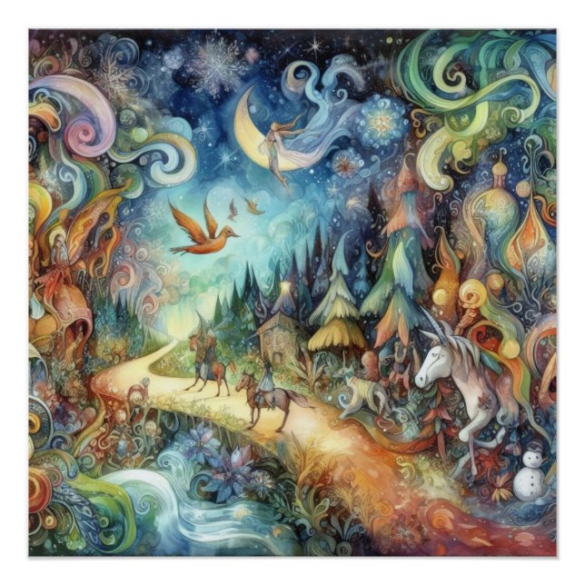 Wimsical garden  poster (Front)