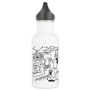 Win a Goldfish Fairground Darts Competition Funny 532 Ml Water Bottle