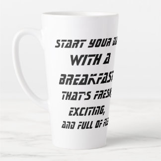 Win Breakfast Latte Latte Mug