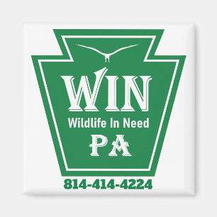 WIN LOGO Fridge Magnet