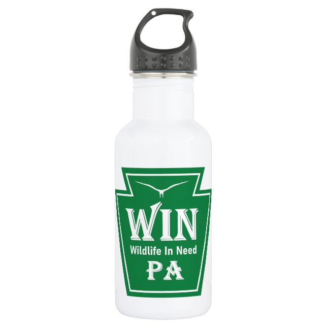WIN Logo Water Bottle (Front)