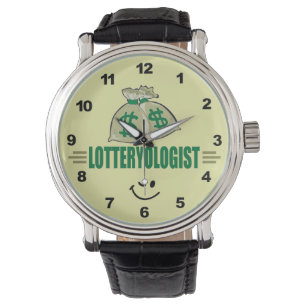 Win the Lottery! Funny Lottery Player's Watch