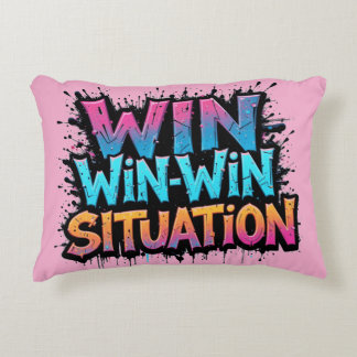 WIN-WIN Situation Decorative Cushion