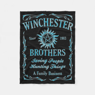 Winchester Brothers Since 1983 ( Light Blue) Fleece Blanket