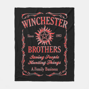 Winchester Brothers Since 1983 (Red) Fleece Blanket