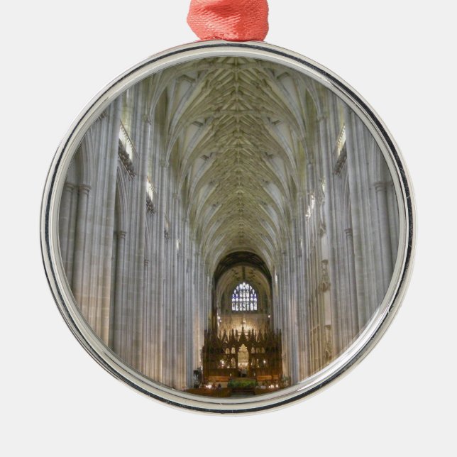 Winchester Cathedral Metal Tree Decoration (Front)