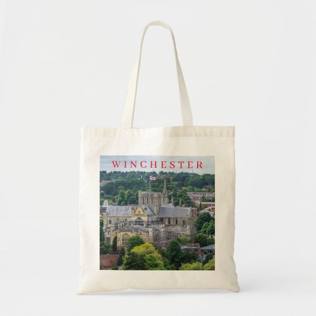 Winchester Cathedral view tote bag (Front)