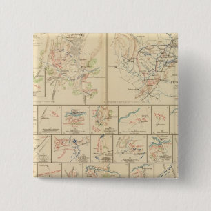 Winchester, Cedar Run, Port Republic, Va 15 Cm Square Badge