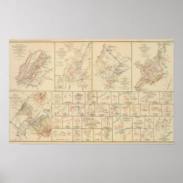 Winchester, Cedar Run, Port Republic, Va Poster (Front)