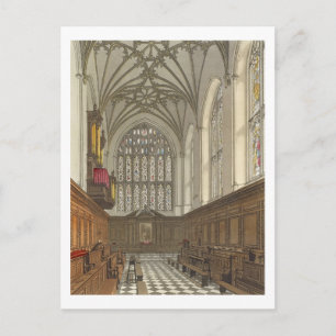 Winchester College Chapel, from 'History of Winche Postcard