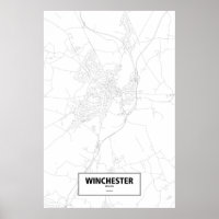 Winchester, England (black on white)