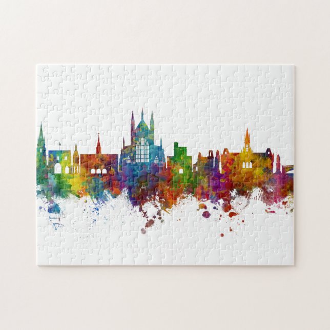 Winchester England Skyline Jigsaw Puzzle (Horizontal)