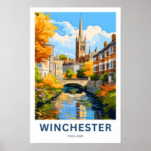 Winchester England Travel Print