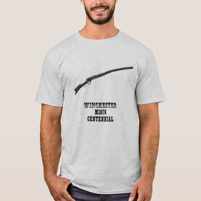 Winchester Model 1876 Rifle T-Shirt (Front)