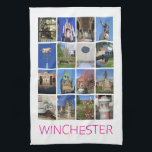Winchester Tea Towel<br><div class="desc">Tea towel with photos of Winchester from New Forest Pics</div>