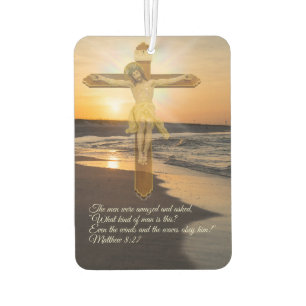 Wind And Waves Obey Him Car Air Freshener