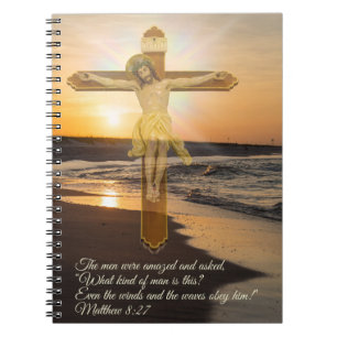Wind And Waves Obey Him Notebook
