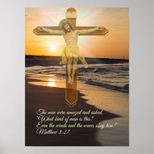 Wind And Waves Obey Him Poster (Front)