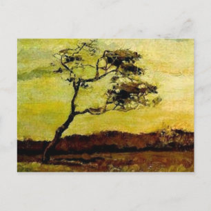 Wind-Beaten Tree (F10) Van Gogh Fine Art Postcard