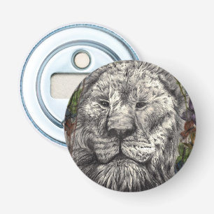 Wind Beneath My Wings Lion Butterflies Nature Art Bottle Opener