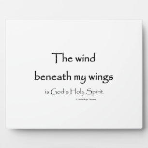 wind beneath my wings plaque