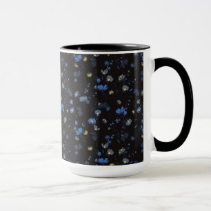 Wind Blown Floral Pattern Mug